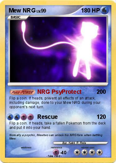 Pokemon Mew NRG