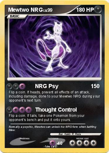 Pokemon Mewtwo NRG