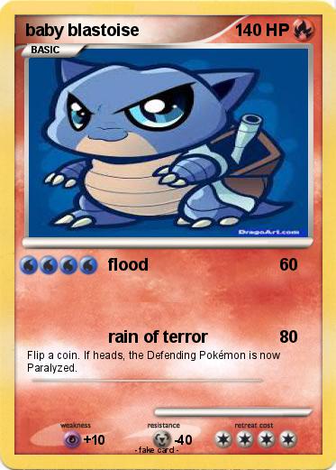 Pokemon baby blastoise