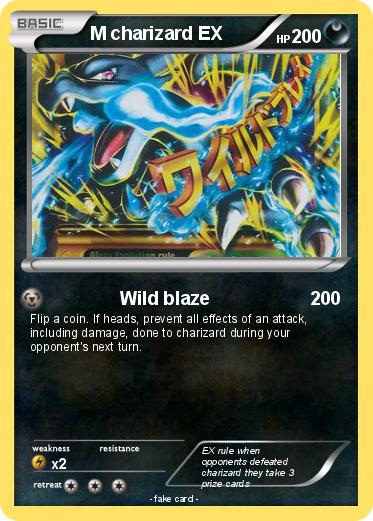 Pokemon M charizard EX