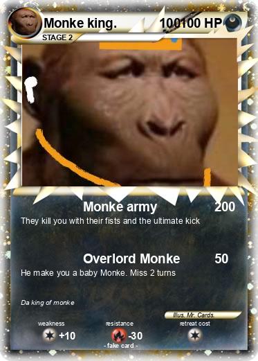 Pokemon Monke king.            100