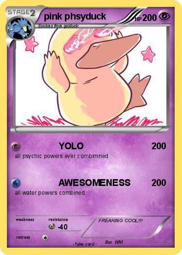 Pokemon pink phsyduck