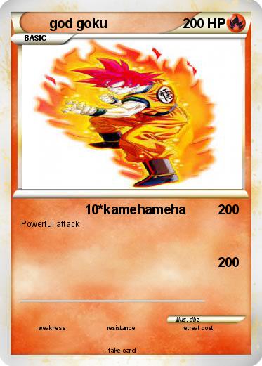 Pokemon god goku