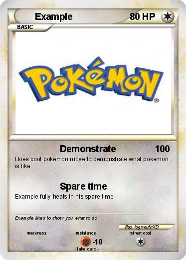 Pokemon Example