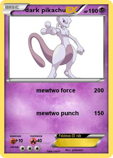 Pokemon dark pikachu