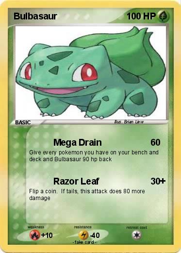 Pokemon Bulbasaur