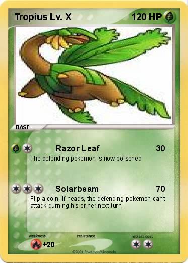 Pokemon Tropius Lv. X
