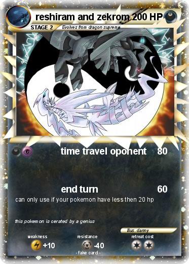 Pokemon reshiram and zekrom