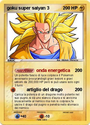 Pokemon goku super saiyan 3