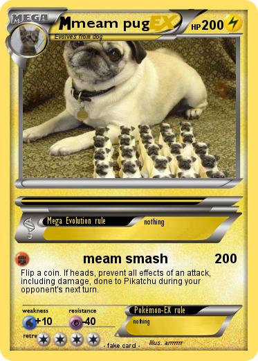 Pokemon meam pug