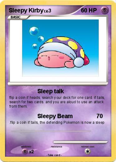 Pokemon Sleepy Kirby