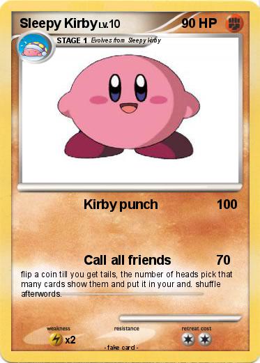 Pokemon Sleepy Kirby