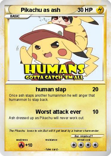 Pokemon Pikachu as ash