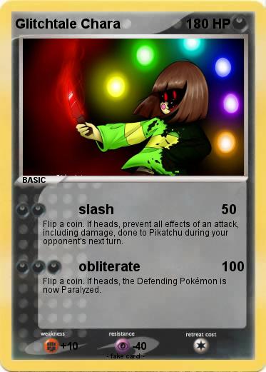 Pokemon Glitchtale Chara