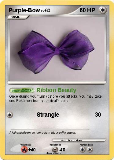 Pokemon Purple-Bow