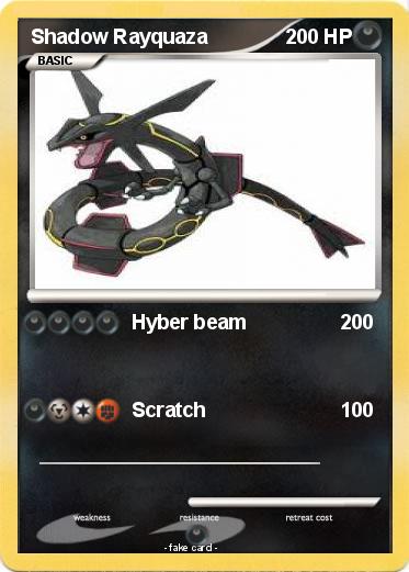 Pokemon Shadow Rayquaza