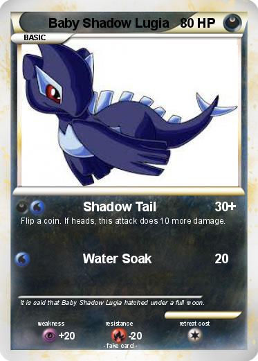 Pokemon Baby Shadow Lugia