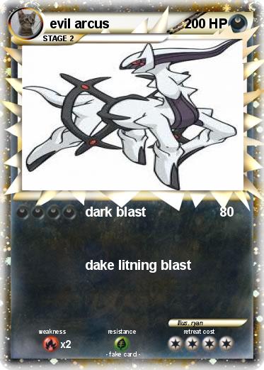 Pokemon evil arcus
