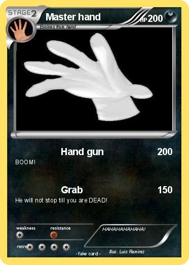 Pokemon Master hand