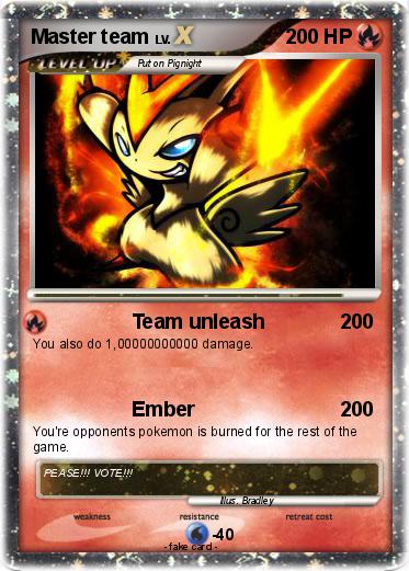 Pokemon Master team