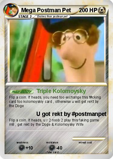 Pokemon Mega Postman Pet