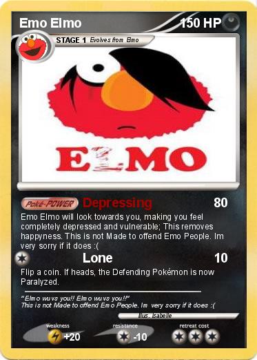 Pokemon Emo Elmo