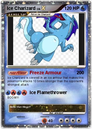 Pokemon Ice Charizard