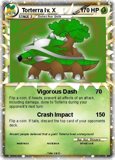 Pokemon Torterra lv. X