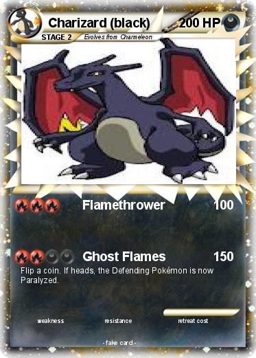Pokemon Charizard (black)
