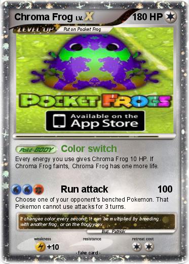 Pokemon Chroma Frog