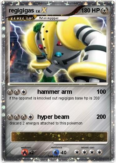 Pokemon regigigas
