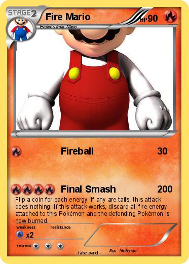 Pokemon Fire Mario