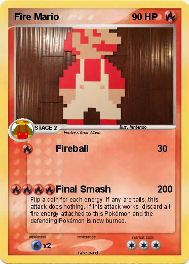 Pokemon Fire Mario