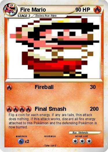 Pokemon Fire Mario