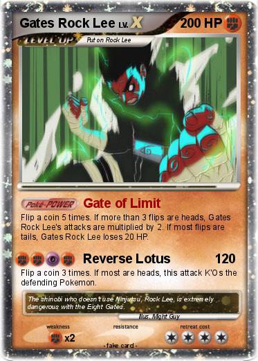 Pokemon Gates Rock Lee