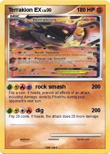 Pokemon Terrakion EX