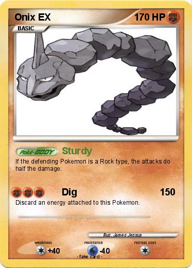Pokemon Onix EX