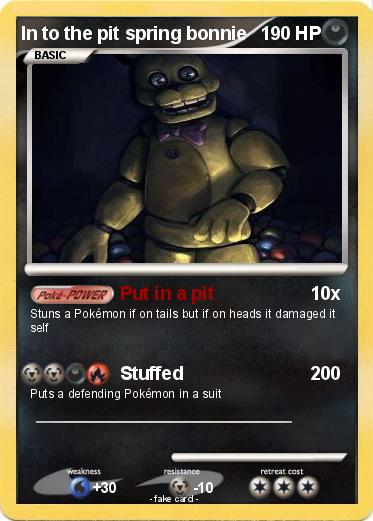 Pokemon In to the pit spring bonnie