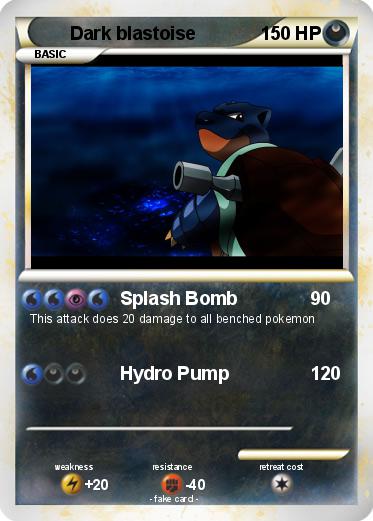Pokemon Dark blastoise
