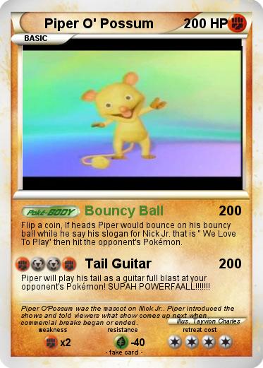 Pokemon Piper O' Possum