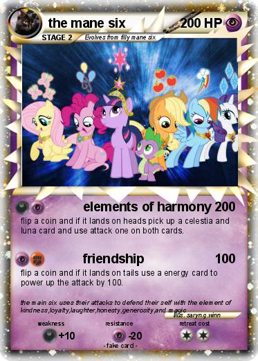 Pokemon the mane six