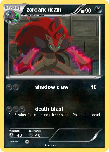 Pokemon zoroark death