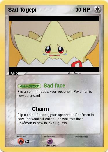 Pokemon Sad Togepi