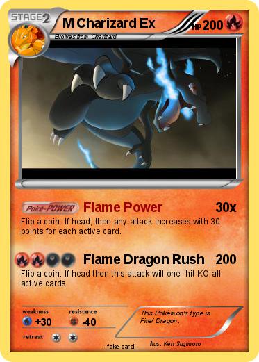 Pokemon M Charizard Ex