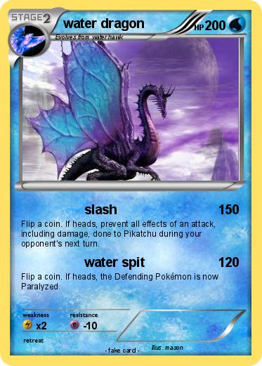 Pokemon water dragon