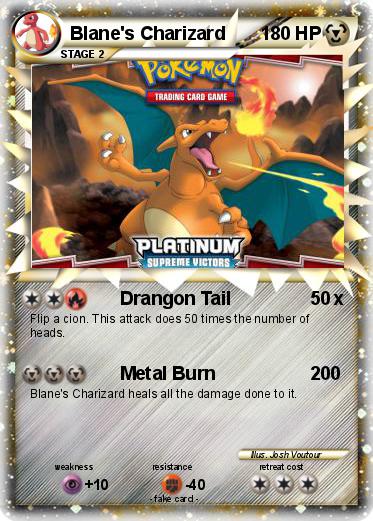 Pokemon Blane's Charizard