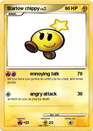 Pokemon Starlow chippy