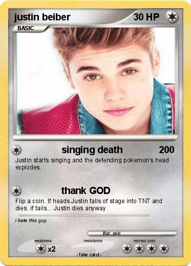 Pokemon justin beiber
