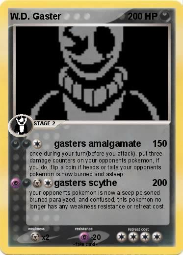 Pokemon W.D. Gaster