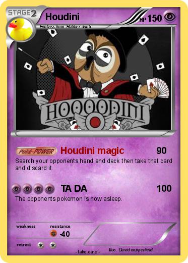Pokemon Houdini